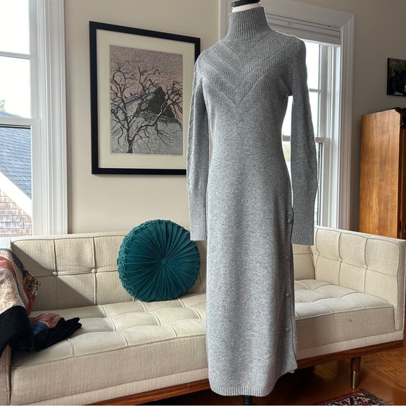 Barrie of Scotland Cashmere Long Midi Dress - Picture 7 of 9